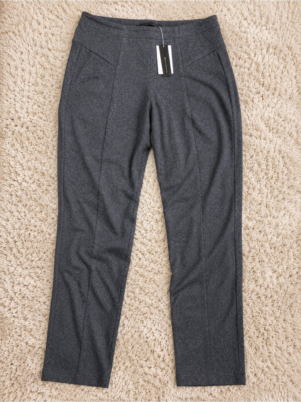 Grace Elements Gray Pull-On Stretch Career Pants 1X NWT Plus Size - Picture 4 of 6